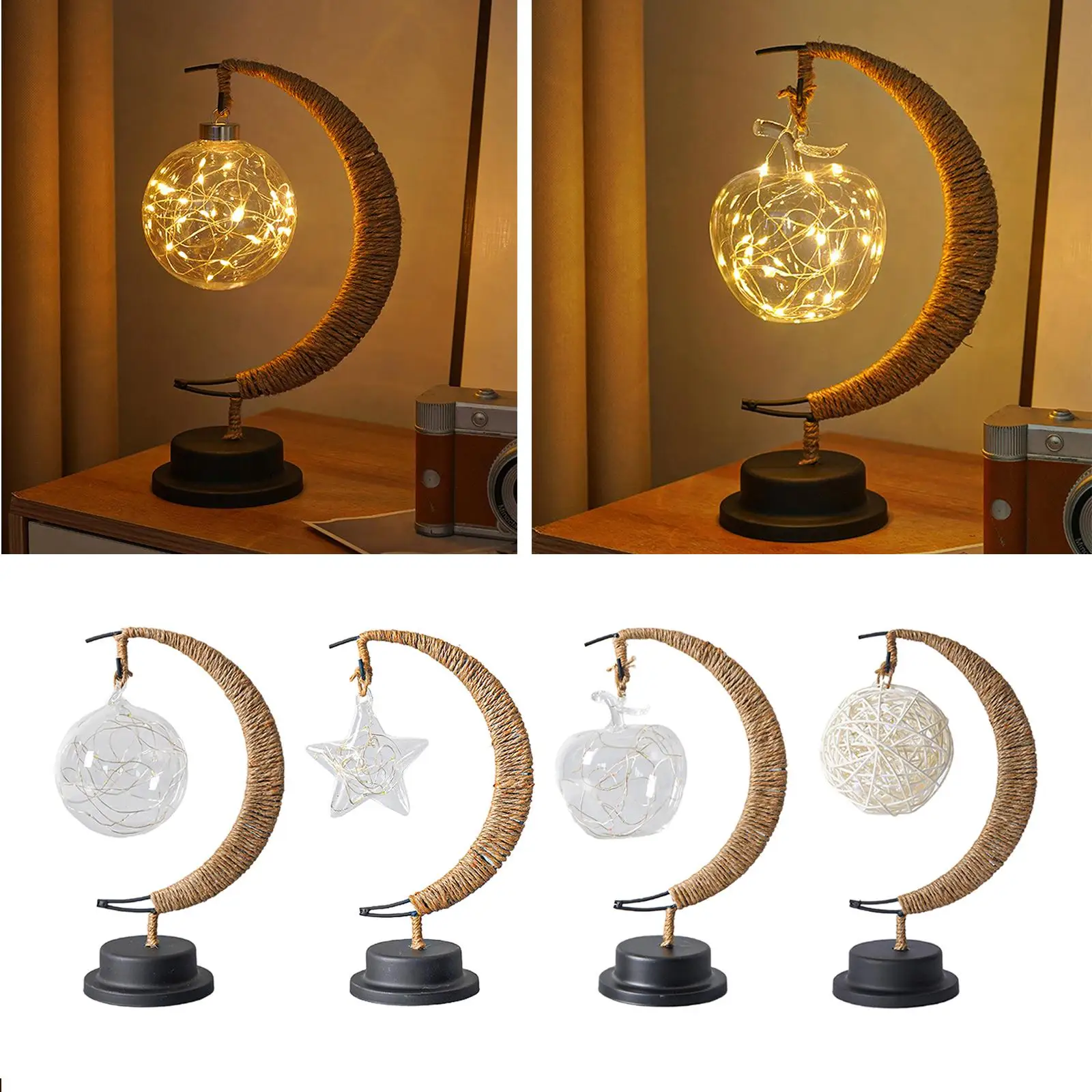 Creative LED Desk Lamp USB Charging Moon Night Light for NightStand Office Christmas
Creative LED Desk Lamp USB Charging Moon Night Light for NightStand Office Christmas