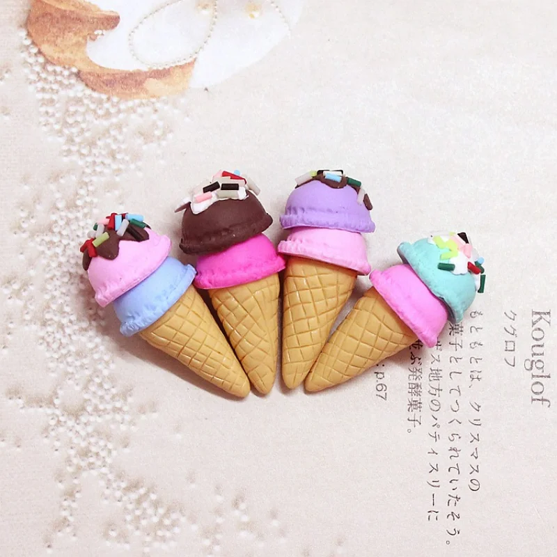 10pcs Mini Resin Ice Cream Kawaii Embellishments Flatback Miniature Accessories Scrapbooking Supplies Craft Material Diy Charms
10pcs Mini Resin Ice Cream Kawaii Embellishments Flatback Miniature Accessories Scrapbooking Supplies Craft Material Diy Charms