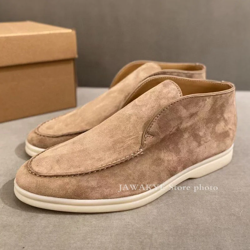 High Top Kid Suede Flat Shoes Men Loafers Slip On Round Toe Platform Shoes For Men Casual Walking Shoes Spring 2022 Zapatillas
High Top Kid Suede Flat Shoes Men Loafers Slip On Round Toe Platform Shoes For Men Casual Walking Shoes Spring 2022 Zapatillas