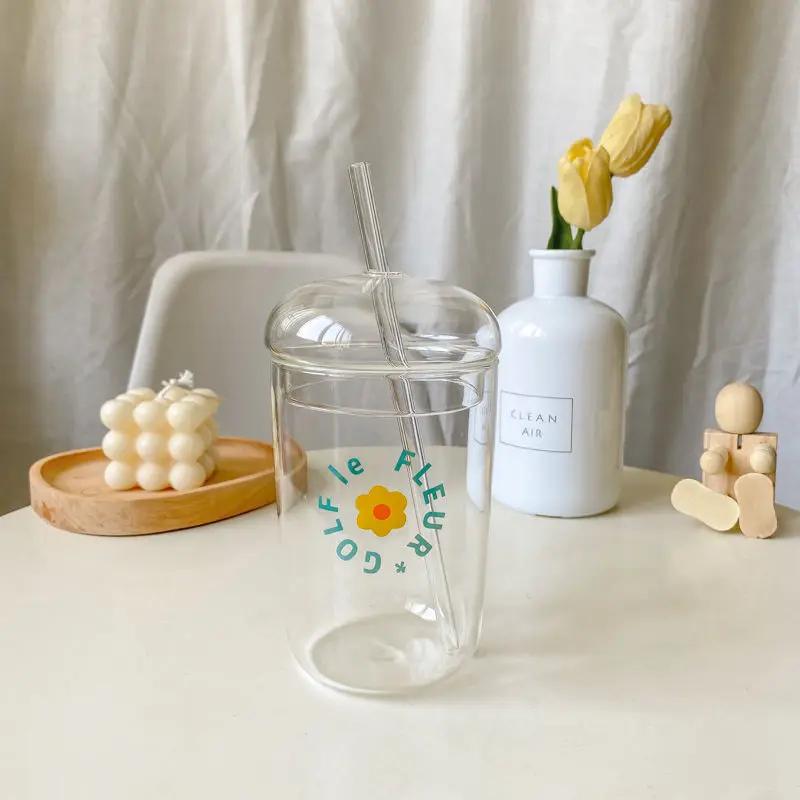 High-borosilicate Glass Straw Cup with Lid Large-capacity Milk Tea Juice Drink Cup Cartoon Printing Glass Vaso Con Tapa Y Pajita
High-borosilicate Glass Straw Cup with Lid Large-capacity Milk Tea Juice Drink Cup Cartoon Printing Glass Vaso Con Tapa Y Pajita