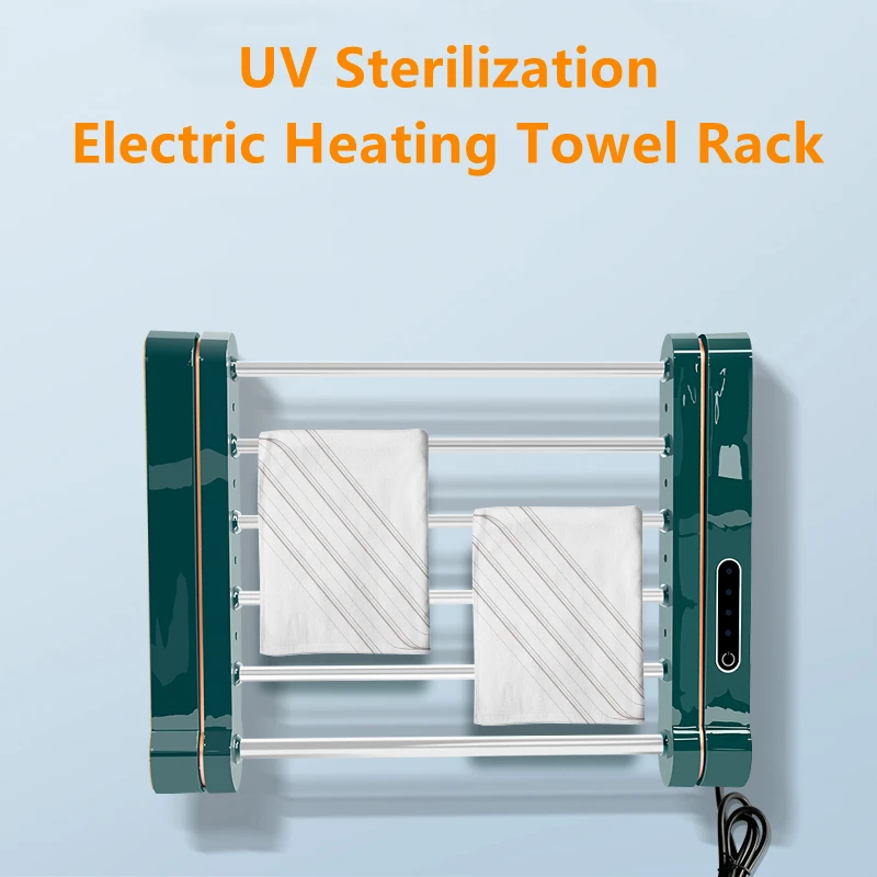 Bathroom Electric Towel Rack Smart Heated Towel Radiator With UV Lamp Thermostatic Automatic Towel Warmer Heater Rail 110/220V
Bathroom Electric Towel Rack Smart Heated Towel Radiator With UV Lamp Thermostatic Automatic Towel Warmer Heater Rail 110/220V