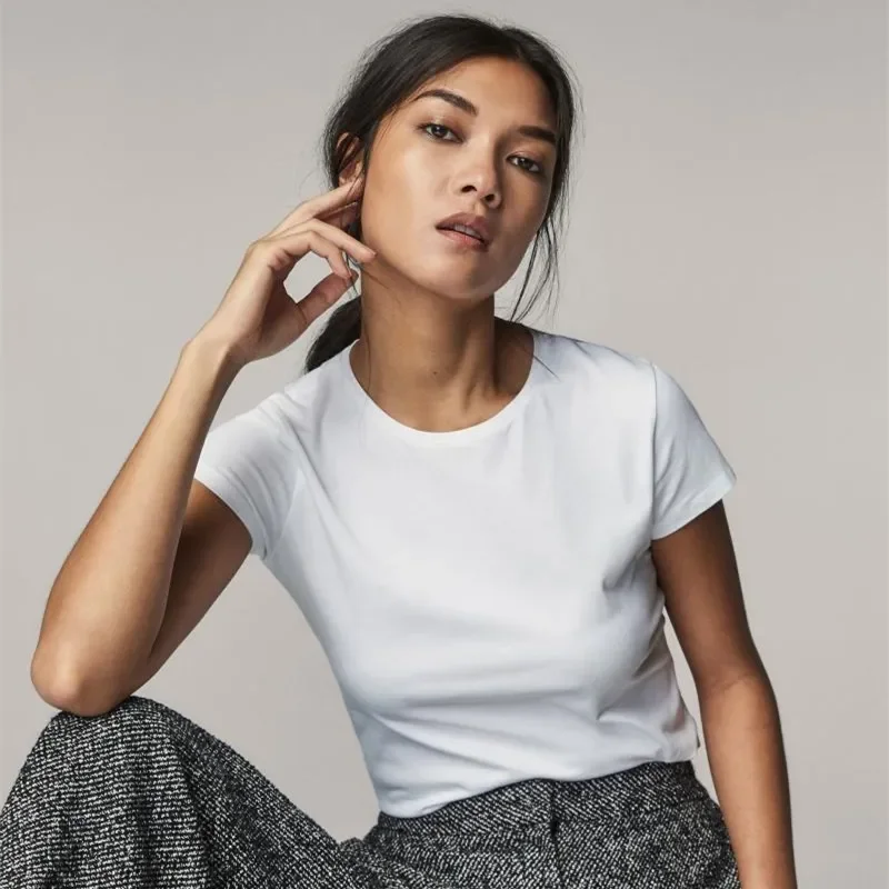 MRMT 2022 Brand New 100% Cotton Women's T-Shirts Short Sleeves Solid Color Women T shirt for Female T-shirt Tops Woman Tshir 
MRMT 2022 Brand New 100% Cotton Women's T-Shirts Short Sleeves Solid Color Women T shirt for Female T-shirt Tops Woman Tshir