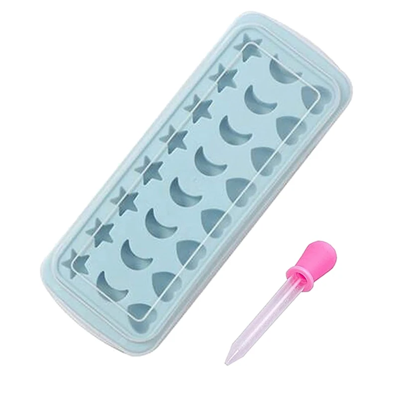 Ice Cube Tray With Lid Stars Moons Love Hearts Shape 24 Cavity Silicone Safe Durable Whiskey Ice Ball Maker Kitchen
Ice Cube Tray With Lid Stars Moons Love Hearts Shape 24 Cavity Silicone Safe Durable Whiskey Ice Ball Maker Kitchen