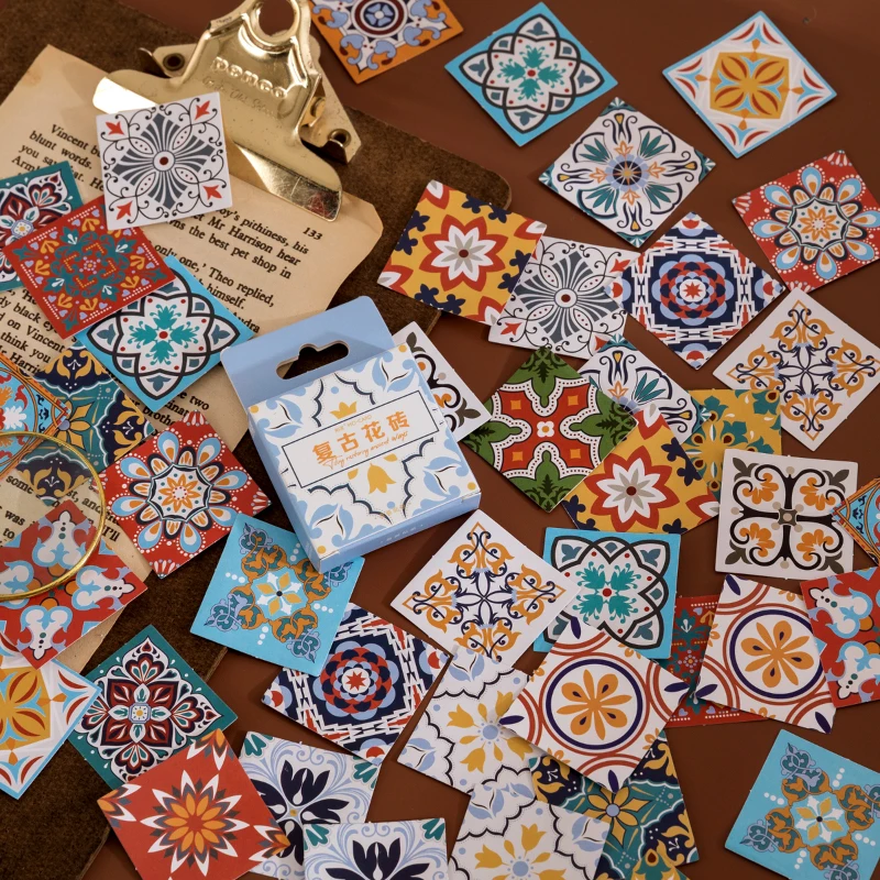 48box Pattern Sticker Retro Line Tile Decoration DIY Scrapbook Kids Gift Diary Student Stationery Label Adhesive Wholesale
48box Pattern Sticker Retro Line Tile Decoration DIY Scrapbook Kids Gift Diary Student Stationery Label Adhesive Wholesale