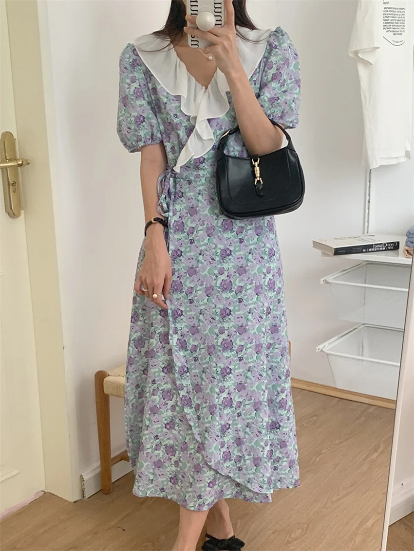 Alien Kitty 2022 Chic Dress V-Neck Ruffles Close Waist Slim Women Printed Fashion Loose Florals All Match Office Lady New Retro
Alien Kitty 2022 Chic Dress V-Neck Ruffles Close Waist Slim Women Printed Fashion Loose Florals All Match Office Lady New Retro