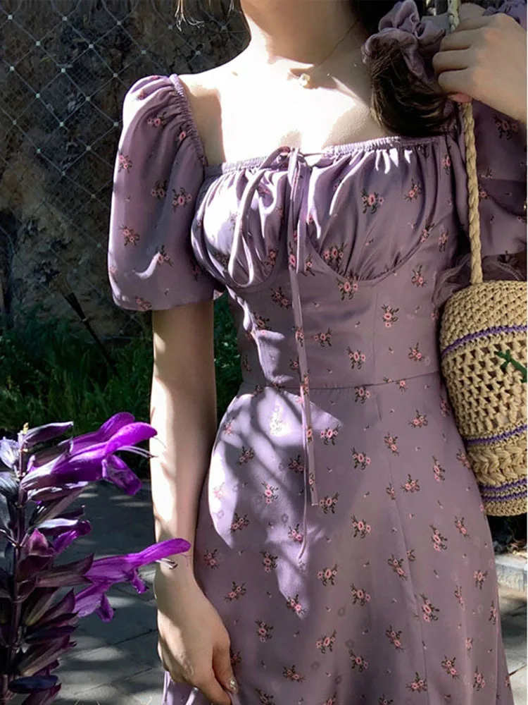 Articat Bubble Sleeves Square Neck Fragmented Flower Women's Dress Split High Waist A-line 2023 Street Pastoral Scenery Vestidos
Articat Bubble Sleeves Square Neck Fragmented Flower Women's Dress Split High Waist A-line 2023 Street Pastoral Scenery Vestidos