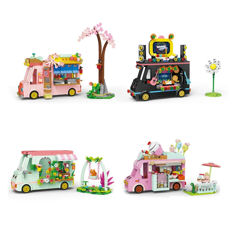 Small Particles Assembled mini Building Block Toys Hamburger Sushi Cake Fruit Selling Cart Assembled Ornaments Gifts child
Small Particles Assembled mini Building Block Toys Hamburger Sushi Cake Fruit Selling Cart Assembled Ornaments Gifts child