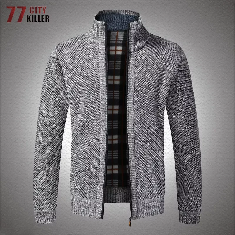 NEW 2023 Winter knitted Jackets Men High Quality Slim Stand Collar Zipper Sweater Jacket Mens Casual Thick Warm Cardigan Knitwea
NEW 2023 Winter knitted Jackets Men High Quality Slim Stand Collar Zipper Sweater Jacket Mens Casual Thick Warm Cardigan Knitwea