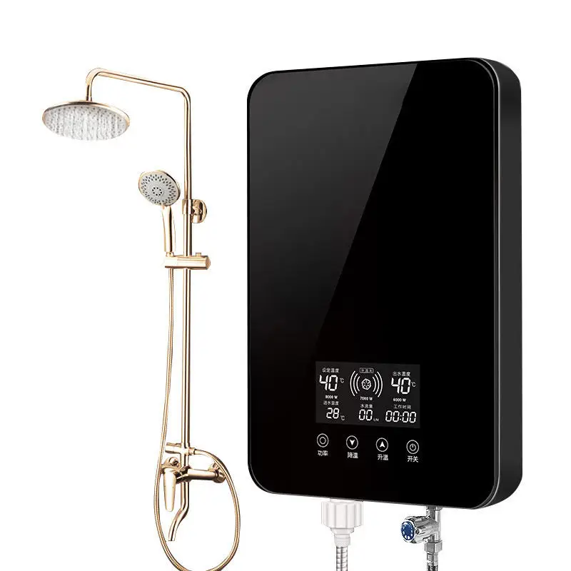 Smart Instant Electric Water Heaters 8KW Induction Design Tankless Touch Screen Constant Temperature for Bathroom Kitchen
Smart Instant Electric Water Heaters 8KW Induction Design Tankless Touch Screen Constant Temperature for Bathroom Kitchen