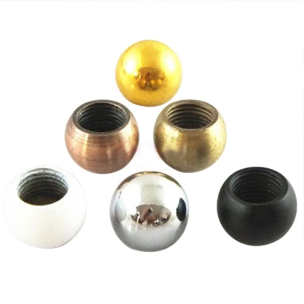 

M10 Internal Tooth Baking Paint Electroplating Metal Smooth Head Nut Round Head Cap Decorative Nut Ball Lamp Hardware Fittings