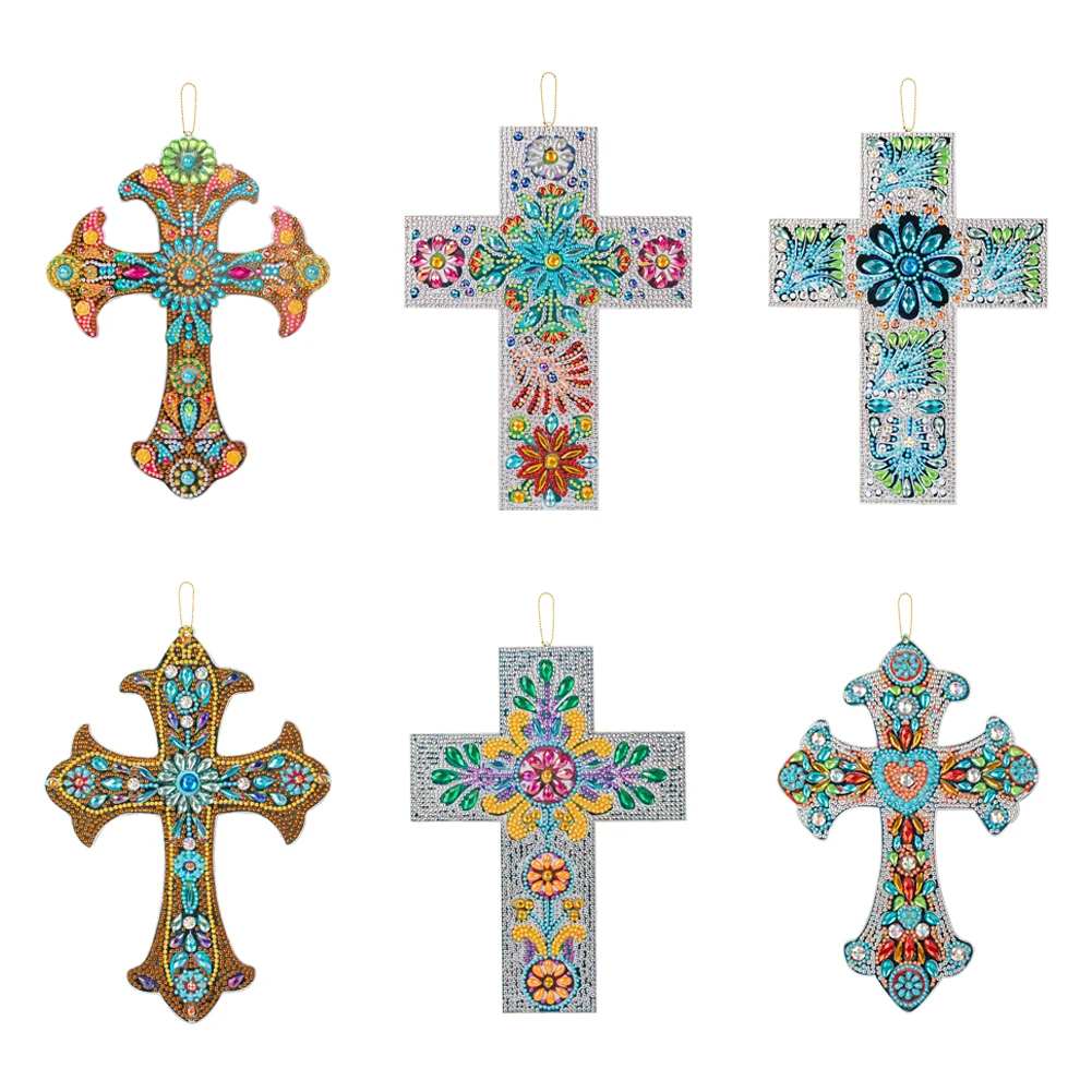 DIY Diamond Painting Cross Pendant Acrylic Art Mosaic Kit Rhinestone Drill Wall Ornaments Christianity Home Decorations Gifts
DIY Diamond Painting Cross Pendant Acrylic Art Mosaic Kit Rhinestone Drill Wall Ornaments Christianity Home Decorations Gifts