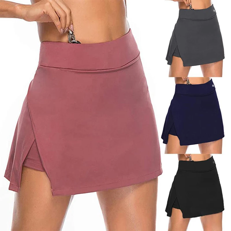 Fake Two-Piece Hakama Skirt Women's Solid Active Performance Skort Lightweight for Running Tennis Golf Sports Mini Skirt
Fake Two-Piece Hakama Skirt Women's Solid Active Performance Skort Lightweight for Running Tennis Golf Sports Mini Skirt