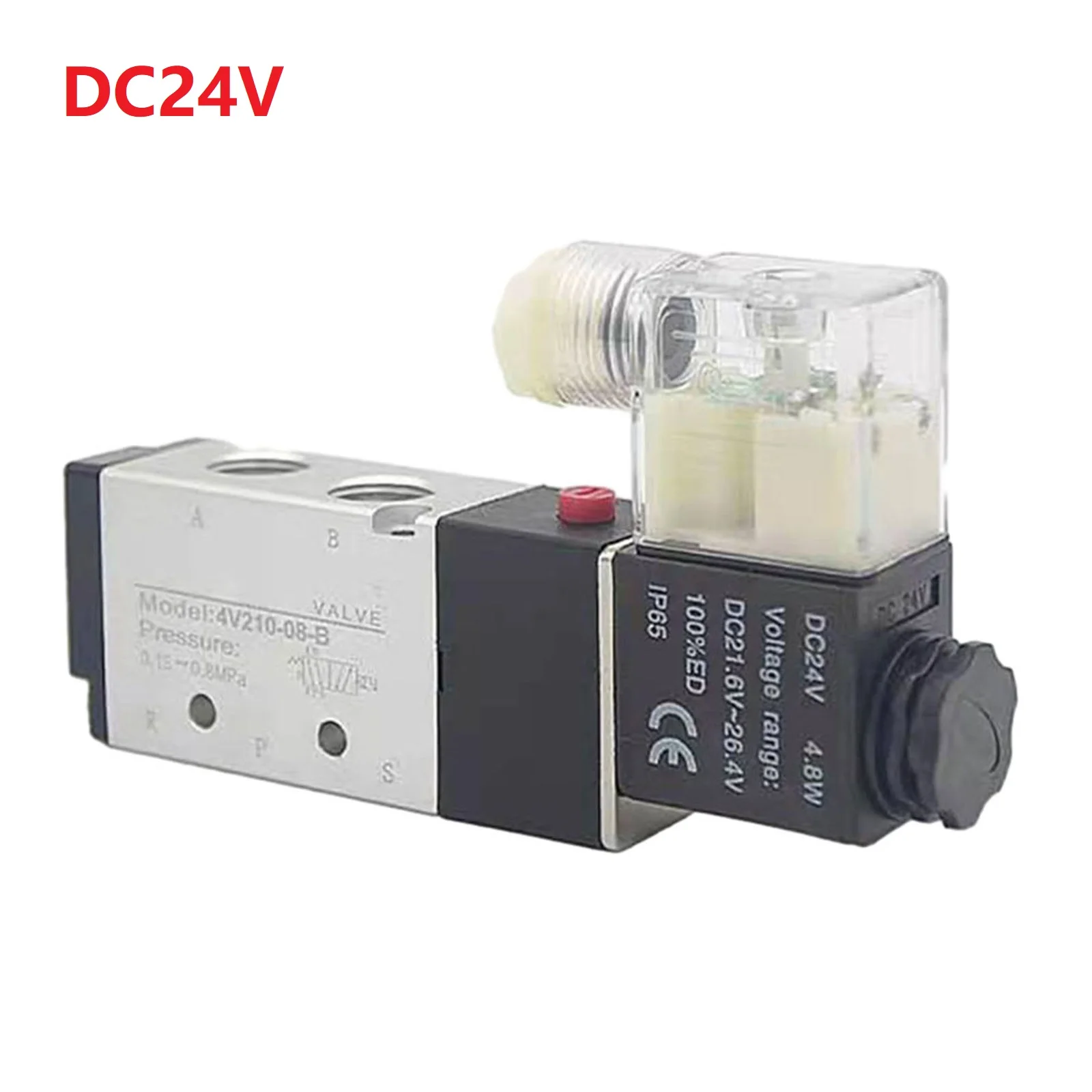 4V210-08 Pneumatic Solenoid Valve 1/4\\\" 5-Way 2 Positions Electric Solenoid Valve Pneumatic Parts Manifolds Instrument Parts
4V210-08 Pneumatic Solenoid Valve 1/4\\\" 5-Way 2 Positions Electric Solenoid Valve Pneumatic Parts Manifolds Instrument Parts