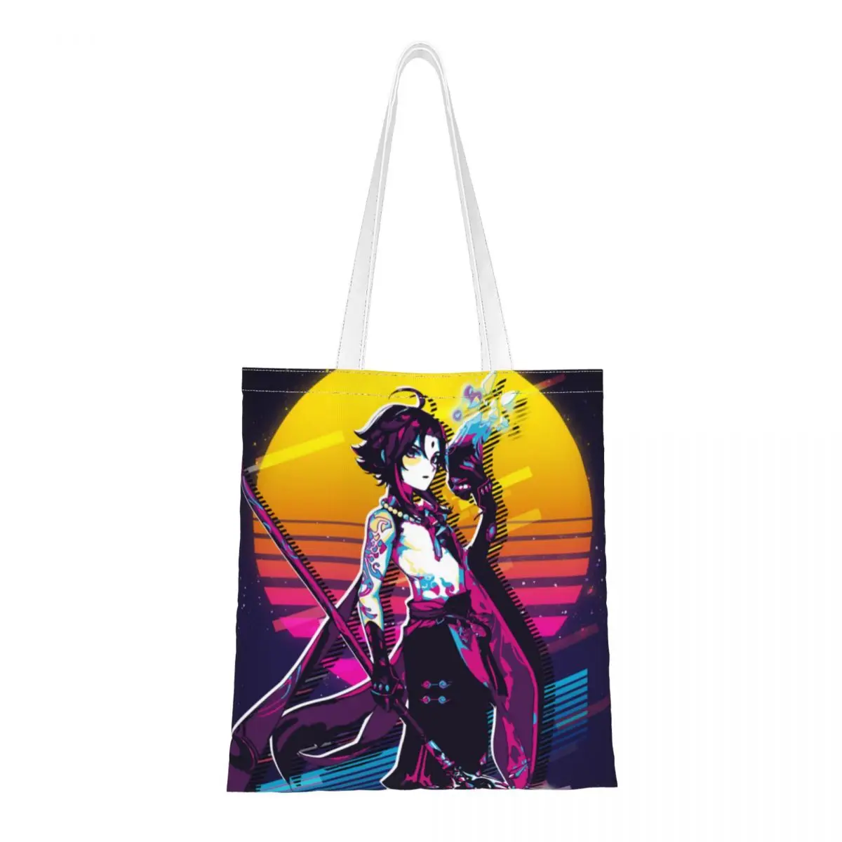 Xiao Genshin Impact 80s Retro Lightweight Women Shoulder Bags Anime Game Harajuku Tote Bag Aesthetic High Capacity Shopping Tote 
Xiao Genshin Impact 80s Retro Lightweight Women Shoulder Bags Anime Game Harajuku Tote Bag Aesthetic High Capacity Shopping Tote