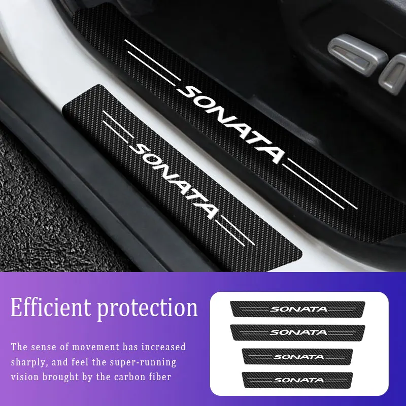 4Pieces/Set Car Door Threshold Strip For Hyundai Sonata Styling Sticker Auto Carbon Fiber Scratch Resistant Decals Accessories
4Pieces/Set Car Door Threshold Strip For Hyundai Sonata Styling Sticker Auto Carbon Fiber Scratch Resistant Decals Accessories