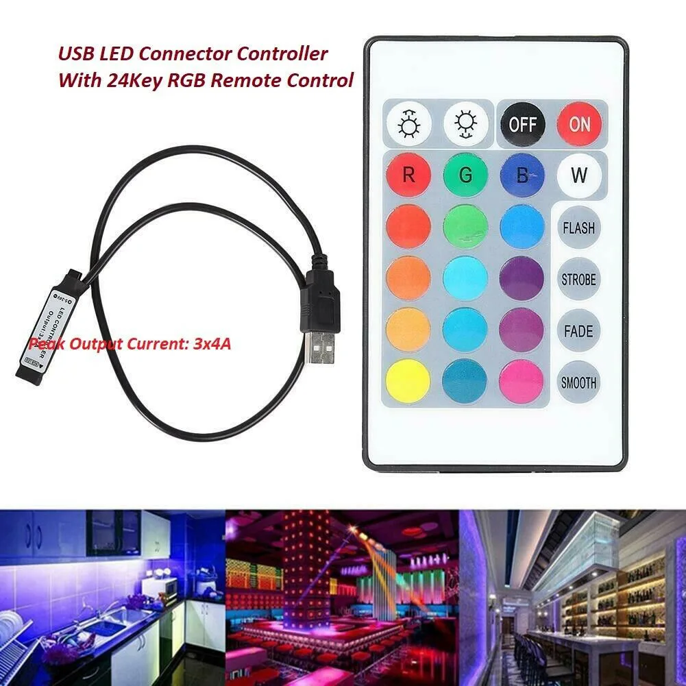 LED RGB Controller Practical Strip Light Durable For RGB LED Light Strip 5m DC 5V-12v LED Strip Light For Equal
LED RGB Controller Practical Strip Light Durable For RGB LED Light Strip 5m DC 5V-12v LED Strip Light For Equal