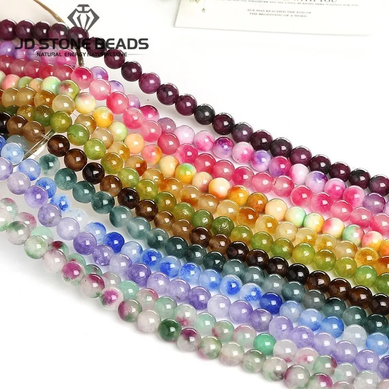 High Quality Mixed Color Chalcedony Bead Round Loose Spacer Jade Bead for Jewelry Making DIY Necklace Bracelet Accessory Finding
High Quality Mixed Color Chalcedony Bead Round Loose Spacer Jade Bead for Jewelry Making DIY Necklace Bracelet Accessory Finding