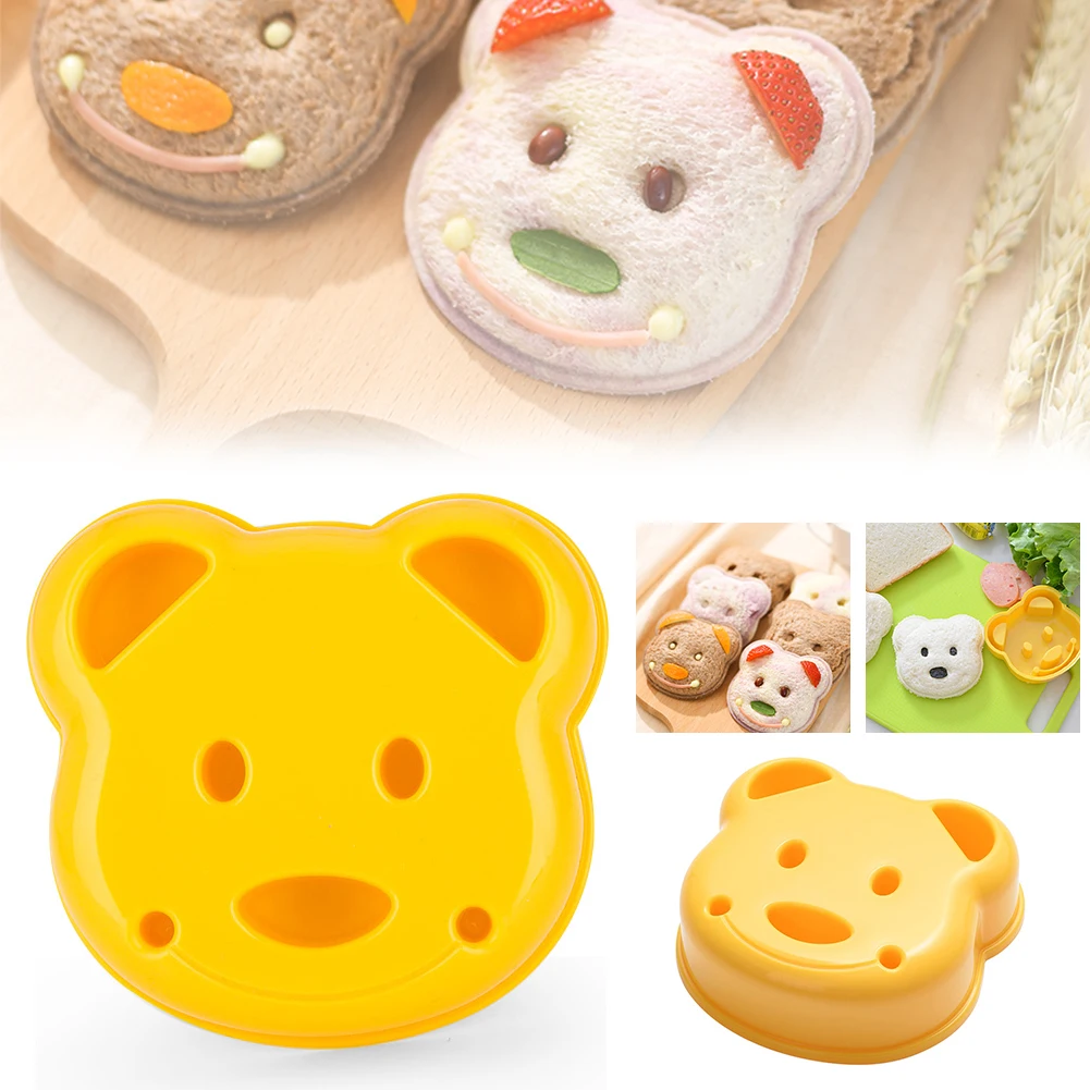 Kitchen Breakfast Bear Sandwich Mold Bear Shape Sandwich Mold Cutter For Kids Bread Mold DIY Home Baking Making Accessories
Kitchen Breakfast Bear Sandwich Mold Bear Shape Sandwich Mold Cutter For Kids Bread Mold DIY Home Baking Making Accessories