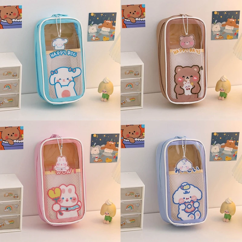 Cute Pencil Case Large Capacity Student Canvas Pencil Bag Kawaii Stationery Cartoons Frog Bag School Supplies
Cute Pencil Case Large Capacity Student Canvas Pencil Bag Kawaii Stationery Cartoons Frog Bag School Supplies