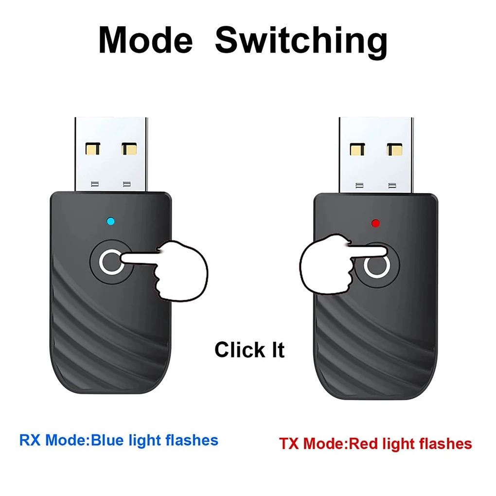 3-in-1 Portable Bluetooth-compatible 5 0 Receiver Transmitter Low Latency USB Audio Adapter Built-in Microphone
3-in-1 Portable Bluetooth-compatible 5 0 Receiver Transmitter Low Latency USB Audio Adapter Built-in Microphone