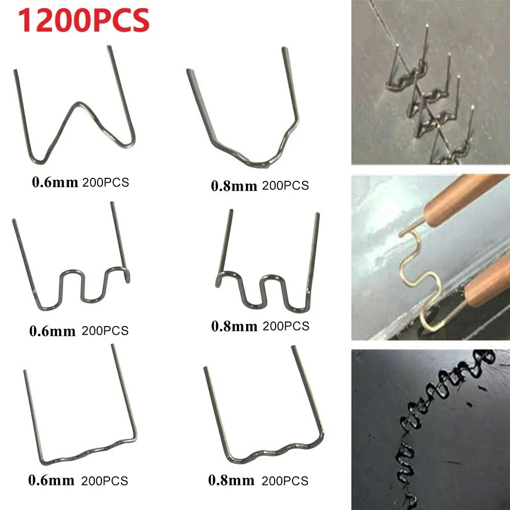 1200Pcs Hot Stapler Staples For Plastic Welder Machine Car Repair Welding Melt Hot Tool Bumper Welding Tools 0.6/0.8mm
1200Pcs Hot Stapler Staples For Plastic Welder Machine Car Repair Welding Melt Hot Tool Bumper Welding Tools 0.6/0.8mm