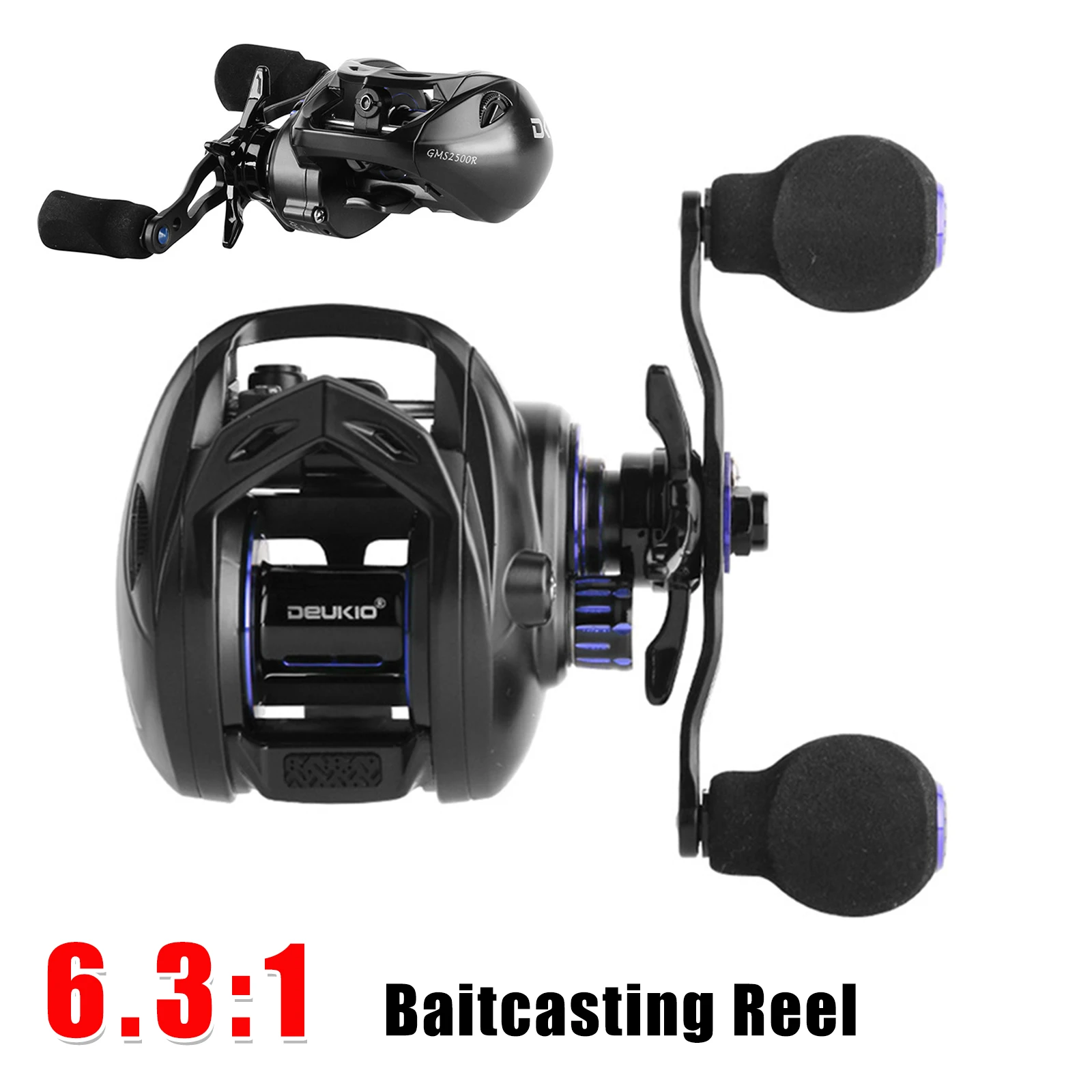 Portable Fishing Reel Accessories 8KG Max Drag 6.3:1 Gear Ratio Stainless Steel Spool Baitcasting Wheel For Sea Saltwater Carp
Portable Fishing Reel Accessories 8KG Max Drag 6.3:1 Gear Ratio Stainless Steel Spool Baitcasting Wheel For Sea Saltwater Carp