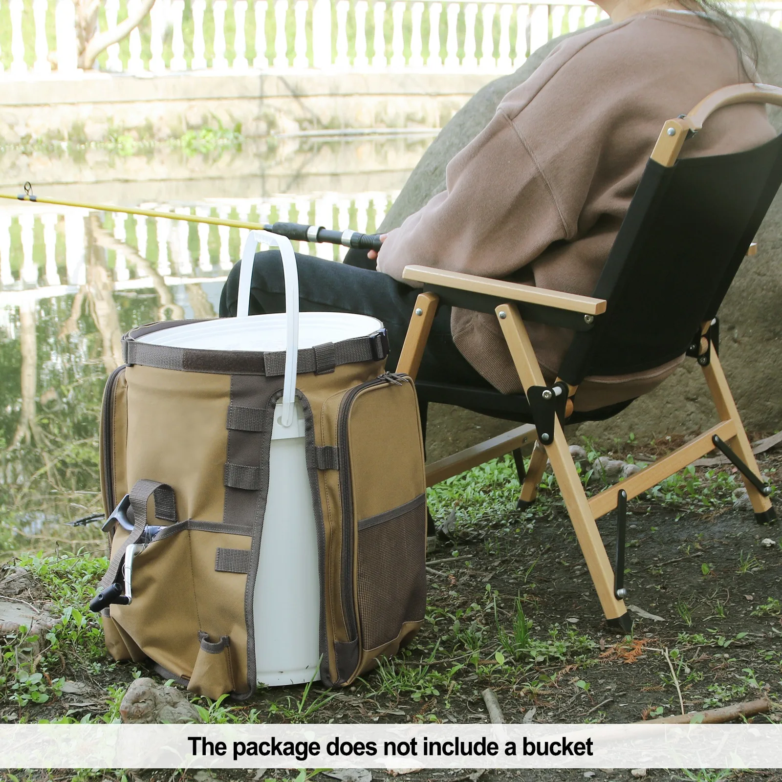 Storage Bag Fishing Tackle Bag 210D Lining 600D Encrypted Camping Diameter 30cm Gardening Multiple Compartments
Storage Bag Fishing Tackle Bag 210D Lining 600D Encrypted Camping Diameter 30cm Gardening Multiple Compartments