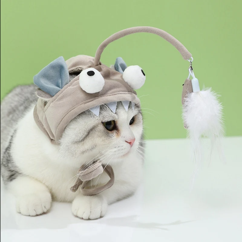 Забавные игрушки для кошек и перьев, головной убор, палочка для кошек, интерактивная игрушка для домашних животных, шапочка для кошек
Забавные игрушки для кошек и перьев, головной убор, палочка для кошек, интерактивная игрушка для домашних животных, шапочка для кошек