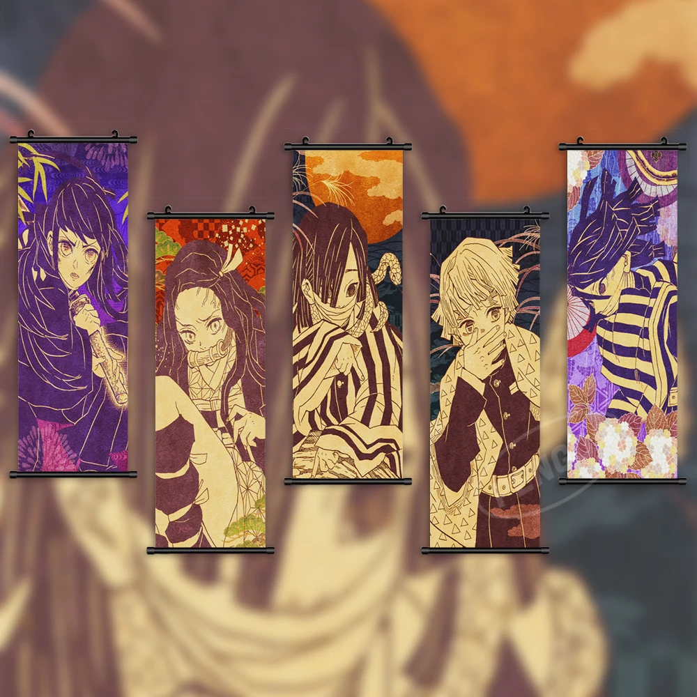 HD холст с изображением рассекающего демонов картина камадо танджиро Настенная картина Iguro Obanai картина Висячие свитки аниме плакат домашний...
HD холст с изображением рассекающего демонов картина камадо танджиро Настенная картина Iguro Obanai картина Висячие свитки аниме плакат домашний...