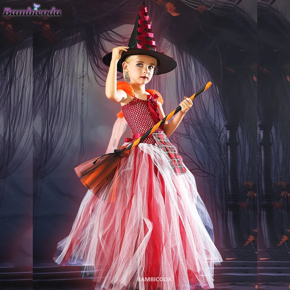 Детский карнавальный костюм ведьмы для девочек 
Детский карнавальный костюм ведьмы для девочек