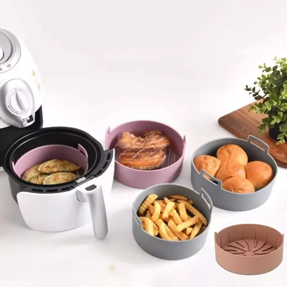 Silicone Pot For Air Fryer Reusable Air Fryer Accessories Baking Basket Pizza Plate Grill Pot Kitchen Cake Cooking Baking T J4l3
Silicone Pot For Air Fryer Reusable Air Fryer Accessories Baking Basket Pizza Plate Grill Pot Kitchen Cake Cooking Baking T J4l3