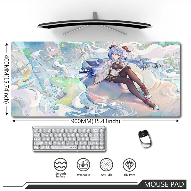 Игровой коврик для мыши Genshin, ударопрочный коврик для мыши, большой игровой коврик для клавиатуры и мыши, скоростной водонепроницаемый ковр...
Игровой коврик для мыши Genshin, ударопрочный коврик для мыши, большой игровой коврик для клавиатуры и мыши, скоростной водонепроницаемый ковр...