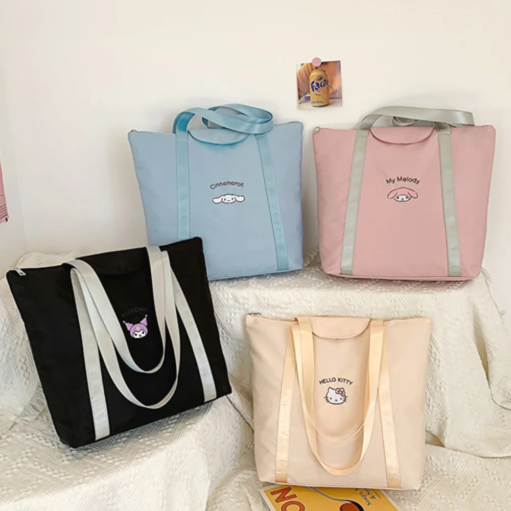Kawaii Sanrio Hello Kitty Women Shoulder Bag Tote Bag Anime Large Capacity Handbag Student Stationery Shopping Storage Bags
Kawaii Sanrio Hello Kitty Women Shoulder Bag Tote Bag Anime Large Capacity Handbag Student Stationery Shopping Storage Bags