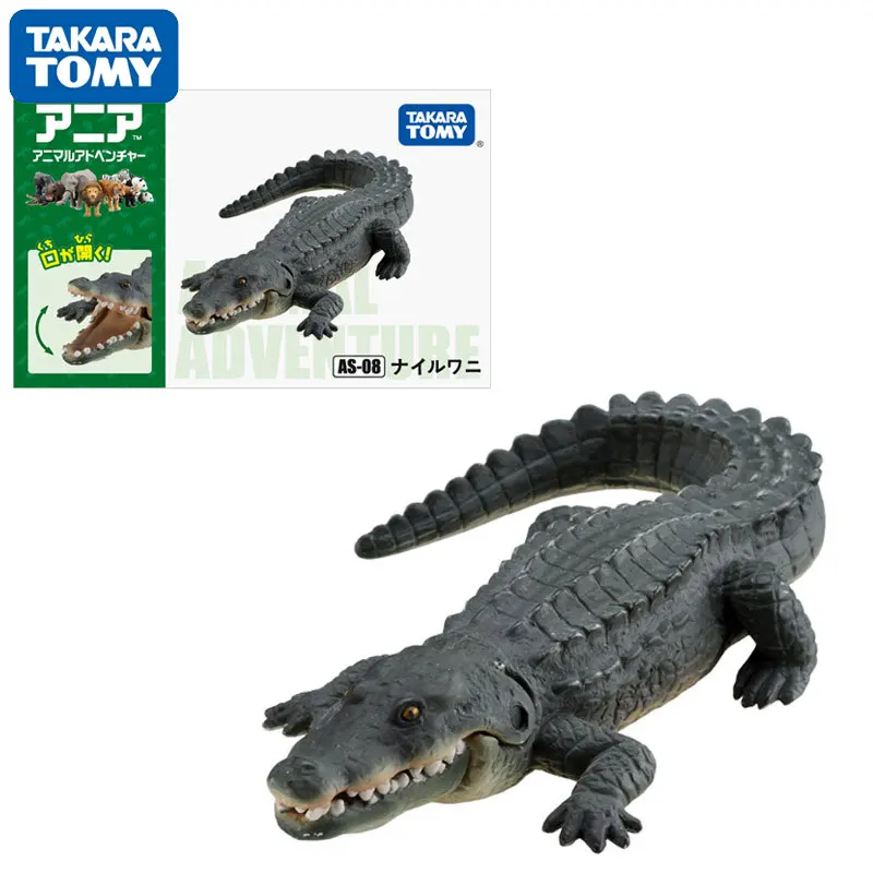 TAKARA TOMY AS-08 Crocodylus niloticus ANIA Simulation Wild Animal Genuine Animal Model cognition Kids Educational Toys
TAKARA TOMY AS-08 Crocodylus niloticus ANIA Simulation Wild Animal Genuine Animal Model cognition Kids Educational Toys
