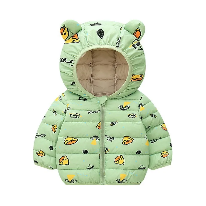 Cute Baby Girls Winter Clothes Kids Light Down Coats with Ear Hoodie Spring Girl Jacket Toddler Children Clothing for Boys Coat
Cute Baby Girls Winter Clothes Kids Light Down Coats with Ear Hoodie Spring Girl Jacket Toddler Children Clothing for Boys Coat