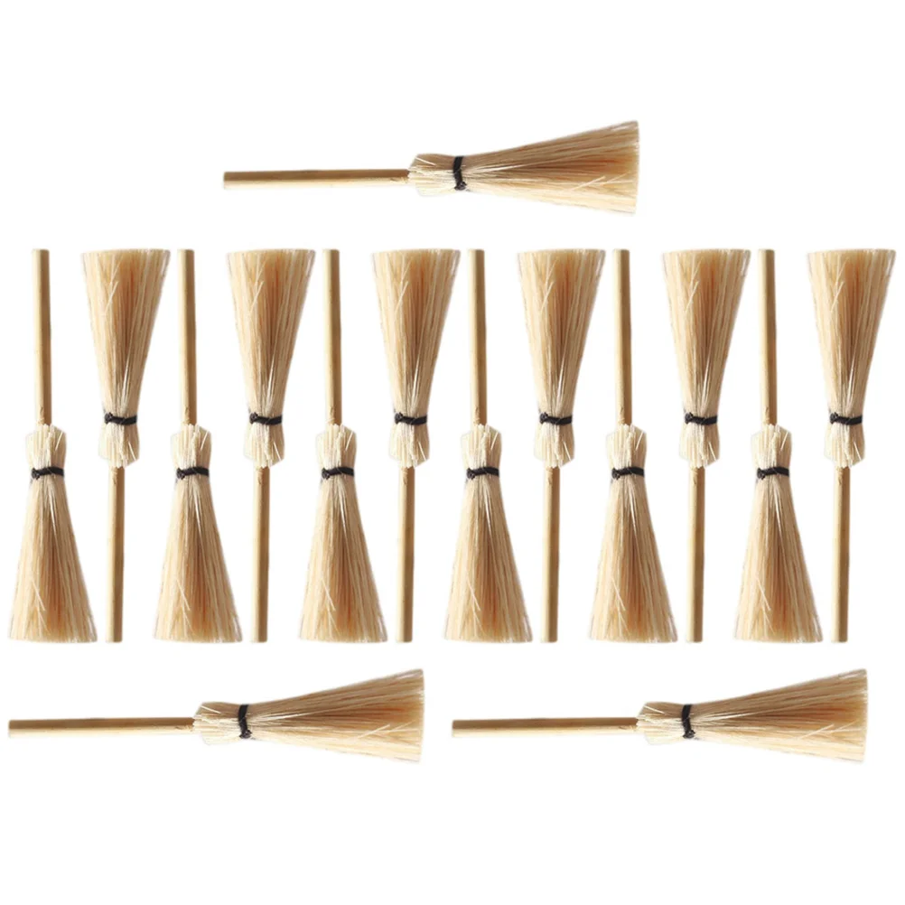 15 Pcs Mini Broom Toy House Dining Table Decoration Craft Home Accents Figurines Props Miniature Cleaning Tool Pendant
15 Pcs Mini Broom Toy House Dining Table Decoration Craft Home Accents Figurines Props Miniature Cleaning Tool Pendant