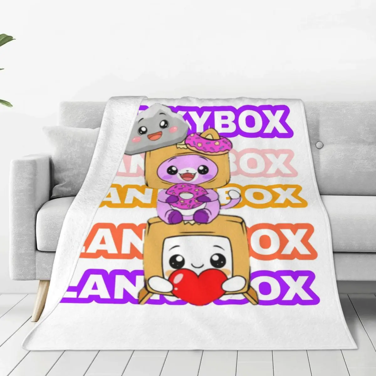 Cute Rocky Foxy Fuzzy Blankets Lankybox Cartoon Novelty Throw Blankets for Sofa Bedding Lounge 125*100cm Bedspreads
Cute Rocky Foxy Fuzzy Blankets Lankybox Cartoon Novelty Throw Blankets for Sofa Bedding Lounge 125*100cm Bedspreads