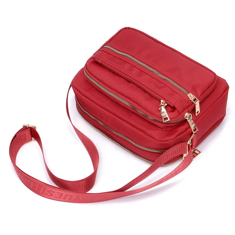 Women Fashion Solid Color Zipper Waterproof Nylon Shoulder Bag Female Crossbody Bag Ladies Bolsa Waterproof Travel Messenger Bag
Women Fashion Solid Color Zipper Waterproof Nylon Shoulder Bag Female Crossbody Bag Ladies Bolsa Waterproof Travel Messenger Bag