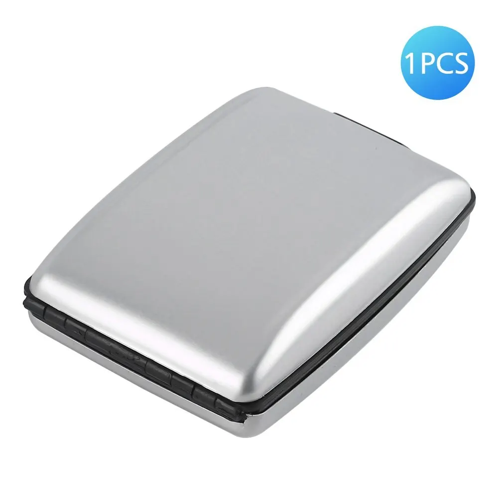 1 Pc Men Aluminum Bank Card Holder Blocking Hard Case Wallet Solid Credit Card Anti-rfid Scanning Protect Card Holder Box Casual
1 Pc Men Aluminum Bank Card Holder Blocking Hard Case Wallet Solid Credit Card Anti-rfid Scanning Protect Card Holder Box Casual