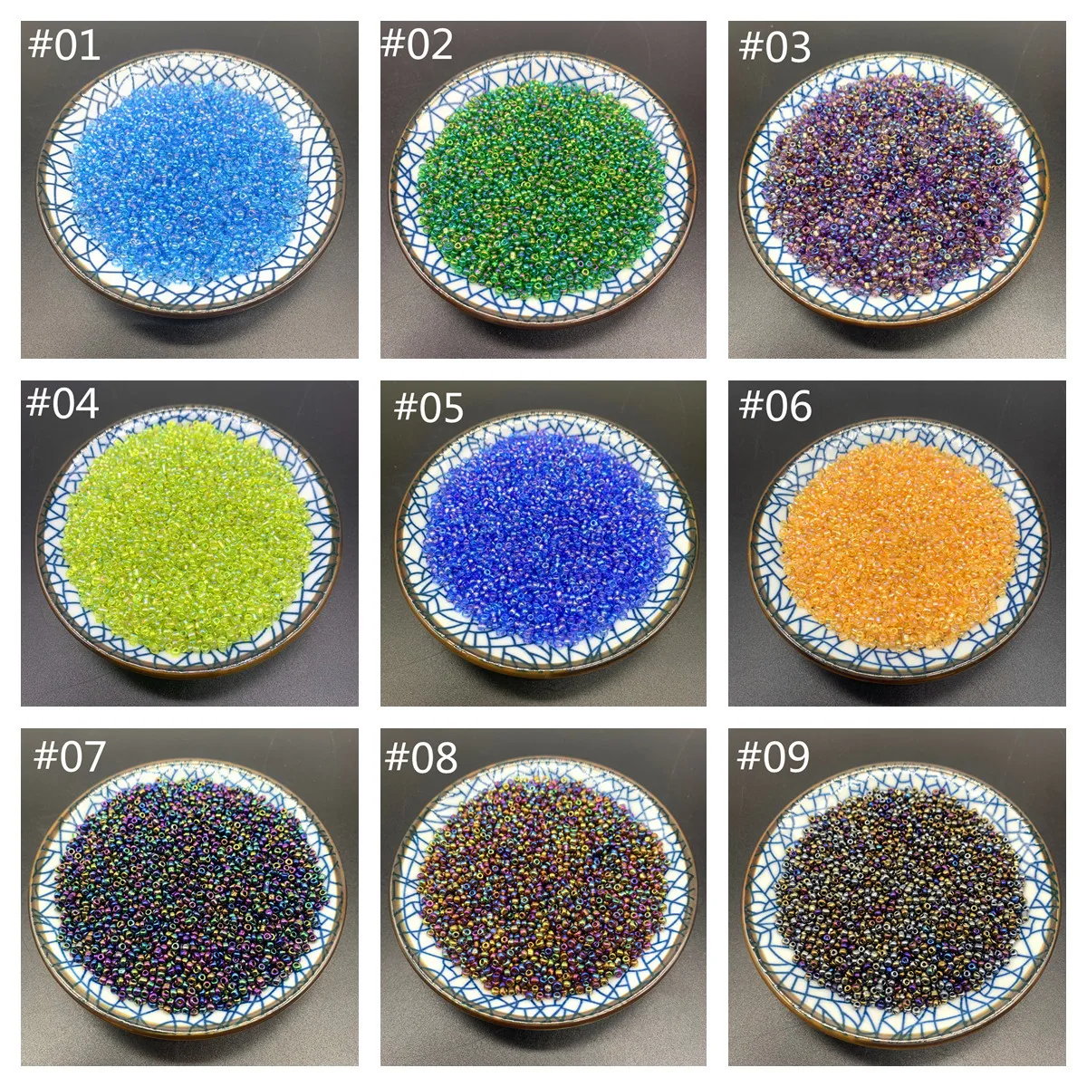 2-3-4mm transparent magic color glass rice beads wholesale DIY jewelry accessories manual beading
2-3-4mm transparent magic color glass rice beads wholesale DIY jewelry accessories manual beading
