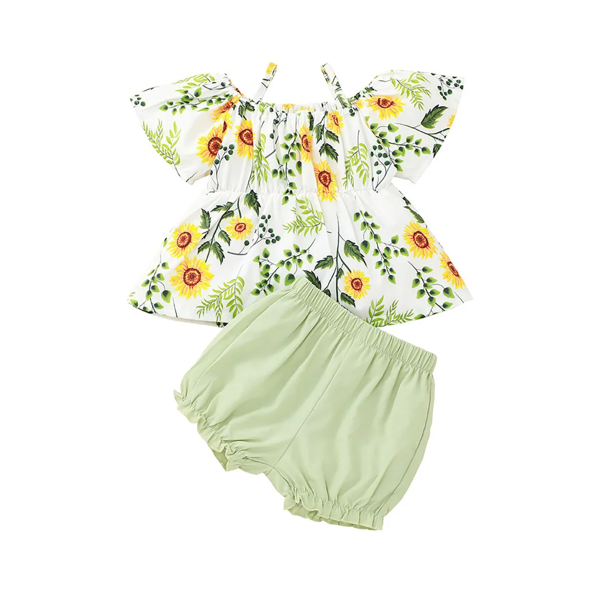 0-12M Newborn Kid Girl Clothes Set Off Shoulder Crop Tops Ruffle Shorts Fashion Sunsuit Children Outfits Summer Holiday Clothing
0-12M Newborn Kid Girl Clothes Set Off Shoulder Crop Tops Ruffle Shorts Fashion Sunsuit Children Outfits Summer Holiday Clothing