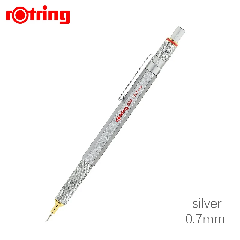 Карандаш автоматический Rotring 800 0,5/0,7 мм полностью металлический, черный/серебристый
Карандаш автоматический Rotring 800 0,5/0,7 мм полностью металлический, черный/серебристый