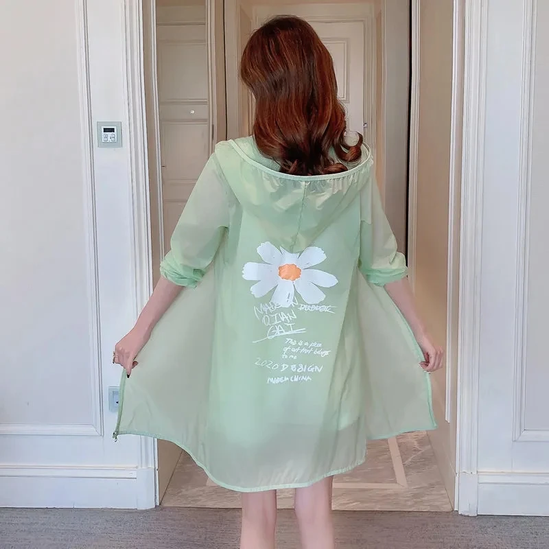 2022 New Sun Protection Clothing Women's 2022 Summer Thin Coat Mid-Length Loose Anti-UV Protection Sunscreen Printed Jacket
2022 New Sun Protection Clothing Women's 2022 Summer Thin Coat Mid-Length Loose Anti-UV Protection Sunscreen Printed Jacket