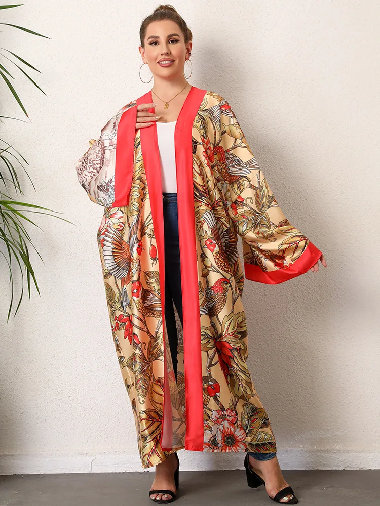 Multicolor Bohemian Cover-ups For Swimwear Women 2023 Beach Maxi Dress Oversize Printed Cardigan Kimono Holiday Casual Beachwear
Multicolor Bohemian Cover-ups For Swimwear Women 2023 Beach Maxi Dress Oversize Printed Cardigan Kimono Holiday Casual Beachwear