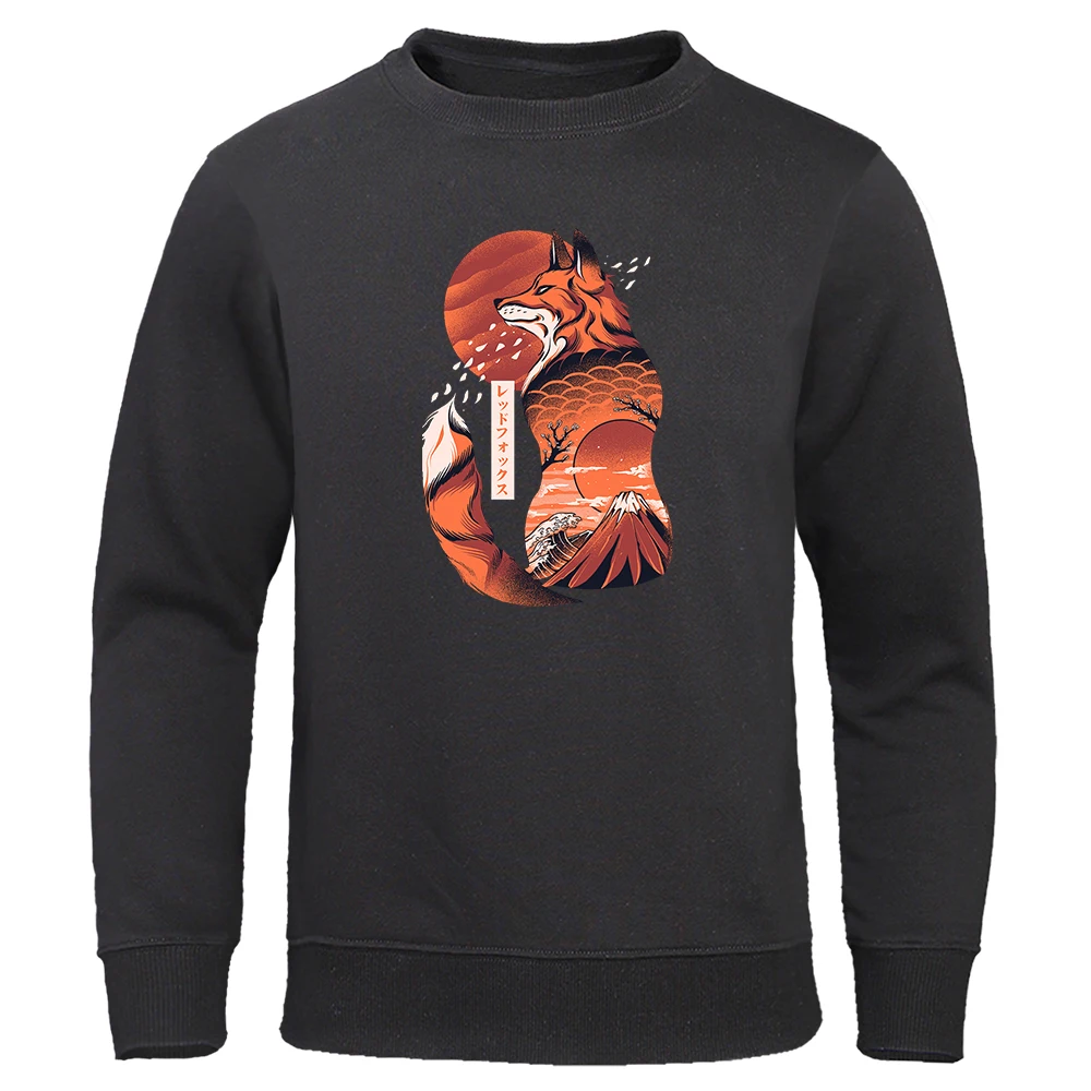 Ukiyo E Style Harajuku Fox Culture Men Sweatshirts Autumn Casual Hoodie Crewneck Harajuku Pullover Simplicity Loose Man Sweater
Ukiyo E Style Harajuku Fox Culture Men Sweatshirts Autumn Casual Hoodie Crewneck Harajuku Pullover Simplicity Loose Man Sweater