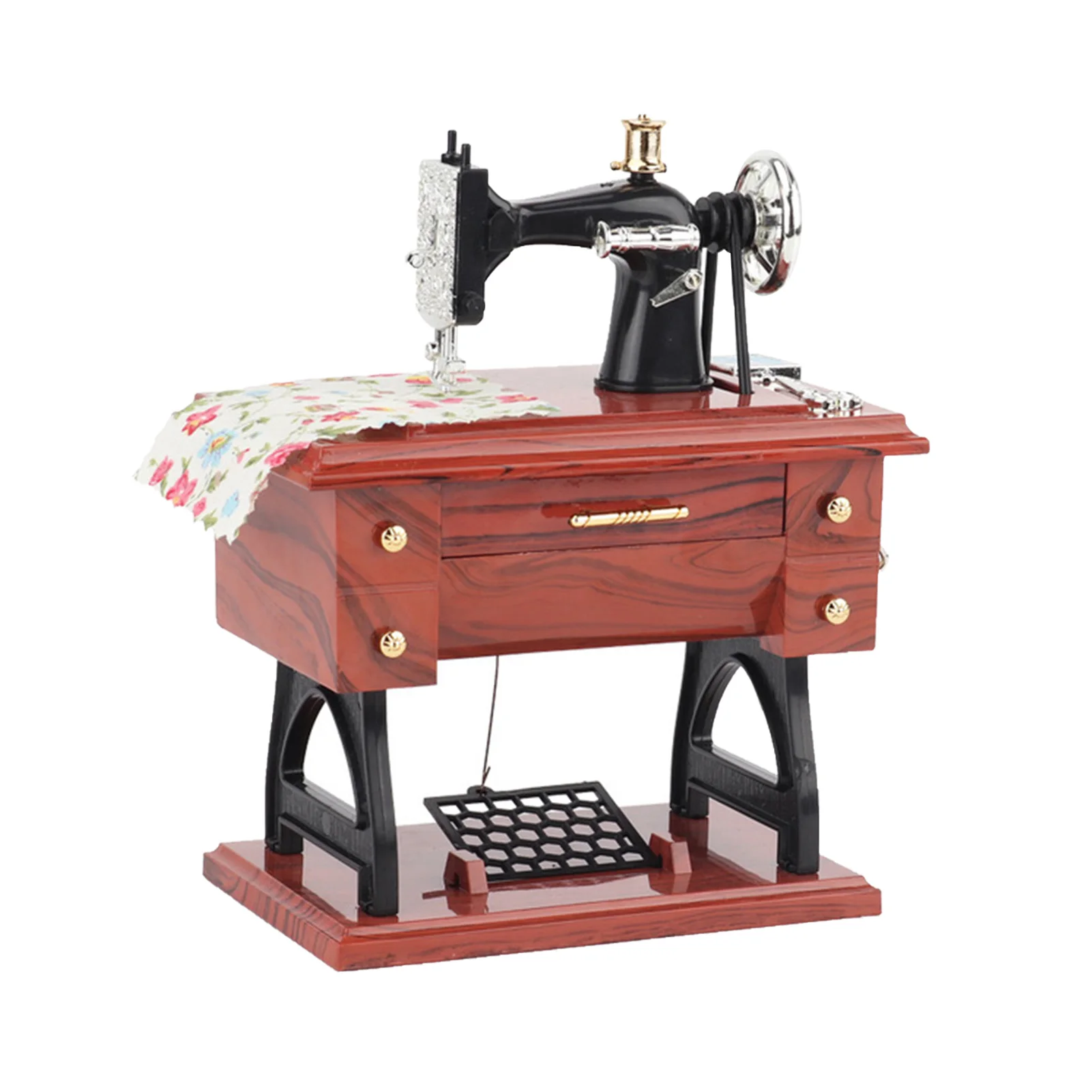 Office Art Craft Home Decor ABS Music Box Gift Multifunctional Imitation Wood Smooth Surface Retro Drawer Switch Sewing Machine
Office Art Craft Home Decor ABS Music Box Gift Multifunctional Imitation Wood Smooth Surface Retro Drawer Switch Sewing Machine