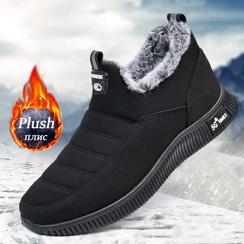 Hot Sale Winter Shoes Men's Non-slip Sneaker Women Plush Warm Snow Casual Shoes Men Slip-on Flats Light Outdoor Footwear New
Hot Sale Winter Shoes Men's Non-slip Sneaker Women Plush Warm Snow Casual Shoes Men Slip-on Flats Light Outdoor Footwear New