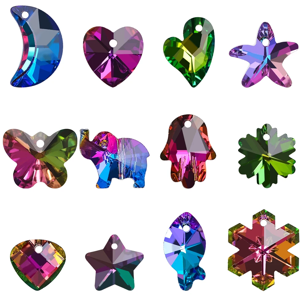 20Pcs Mixed Multi Shape Charms Crystal Beads Love Heart Glass Crescent Pendant Gems for Jewelry Making Necklaces Earrings DIY
20Pcs Mixed Multi Shape Charms Crystal Beads Love Heart Glass Crescent Pendant Gems for Jewelry Making Necklaces Earrings DIY