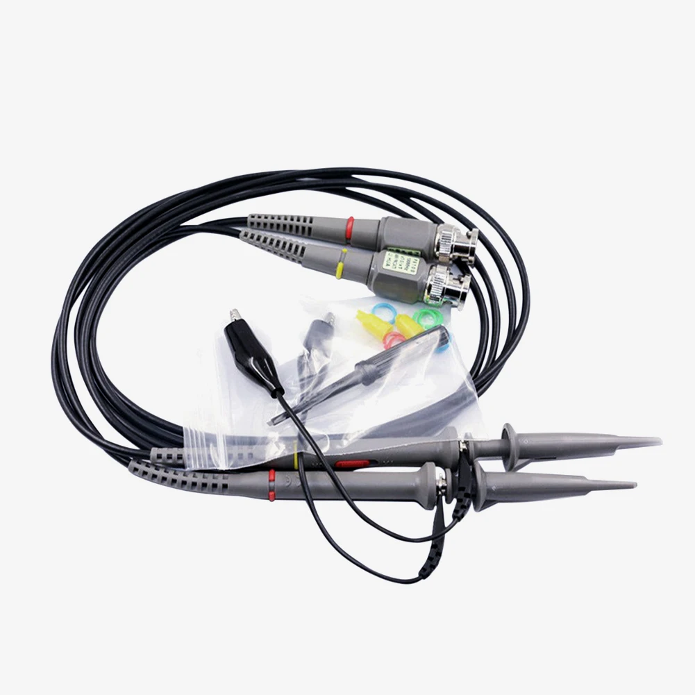 2pcs P6100/P6060 Portable Professional Oscilloscope Probe Kit 60MHZ X10 X1 Accessories Osciloscopio Oscilloscope Sonde
2pcs P6100/P6060 Portable Professional Oscilloscope Probe Kit 60MHZ X10 X1 Accessories Osciloscopio Oscilloscope Sonde