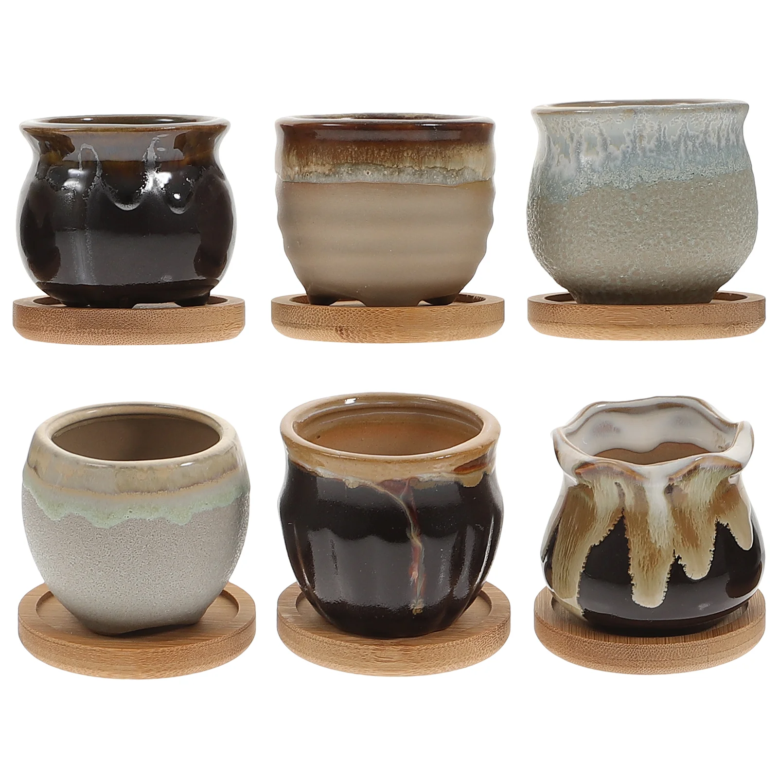Pot Planter Ceramic Flower Bonsai Pots Succulent Mini Clay Terracotta Container Garden Holder Nursery Air Potted Miniature Tiny
Pot Planter Ceramic Flower Bonsai Pots Succulent Mini Clay Terracotta Container Garden Holder Nursery Air Potted Miniature Tiny